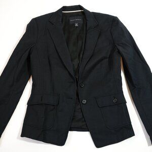 Banana Republic Blazer Stretch Black Pre-Owned Size 8